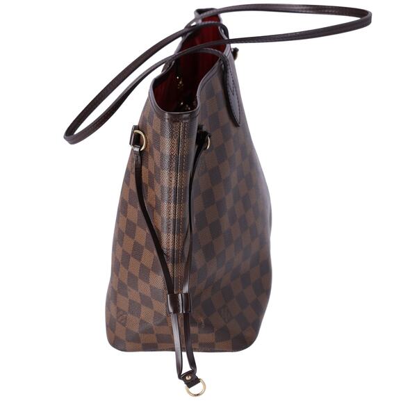 Louis Vuitton Neverfull MM Tote Bag N51105 Ebene Damier Canvas - Picture 2 of 9